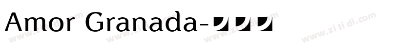 Amor Granada字体转换